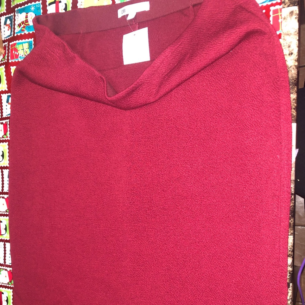 DR2 New Burgundy Skirt